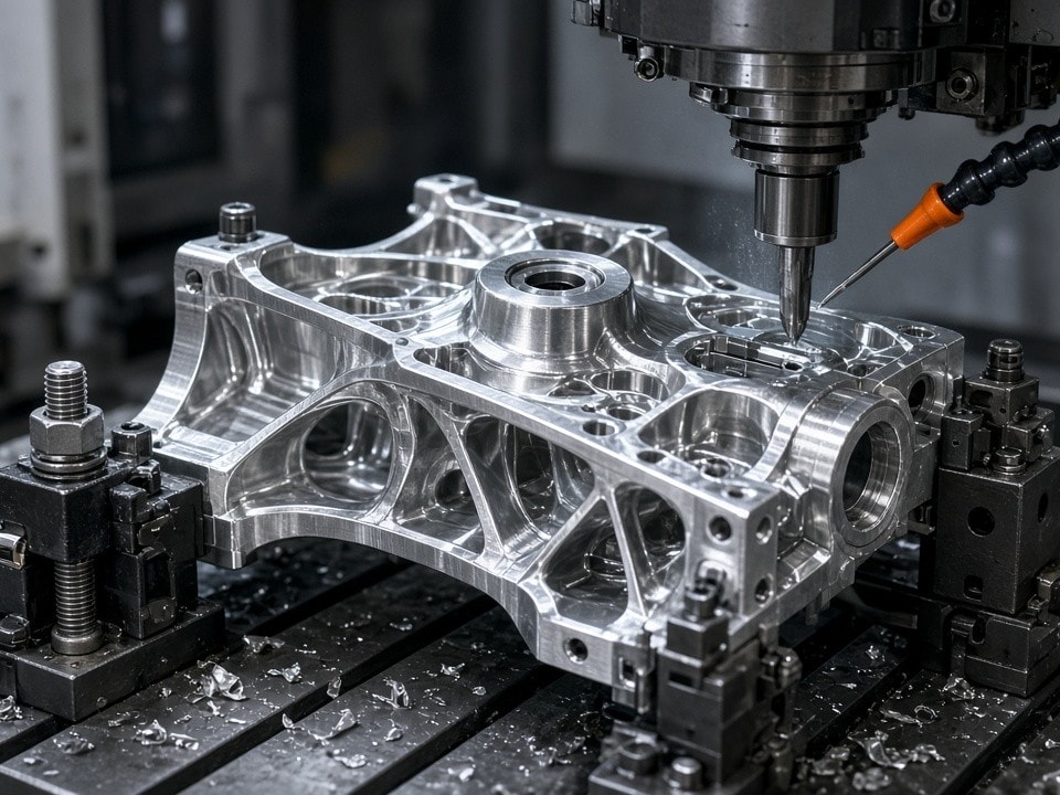 5-Achs-CNC-Bearbeitung für komplexe Bauteile | PartsMake