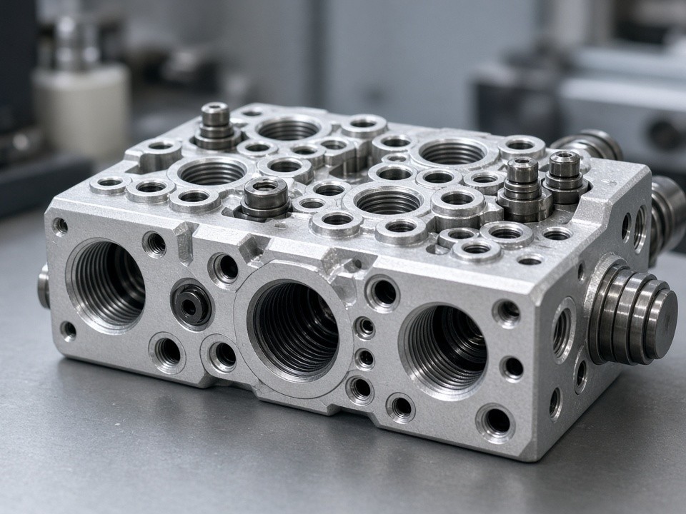 Hydraulik-Steuerblöcke & Verteiler – CNC-Fertigung für Maschinenbau und Hydraulikstationen