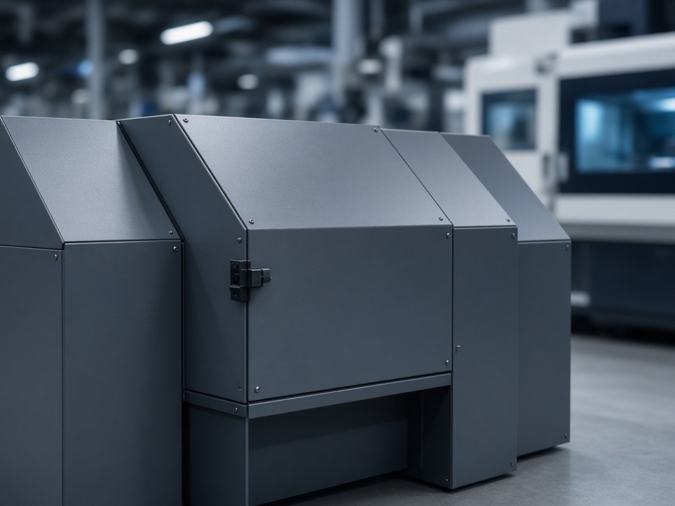 Maschinenverkleidungen & Schutzhauben – Blechfertigung für Automatisierungsanlagen