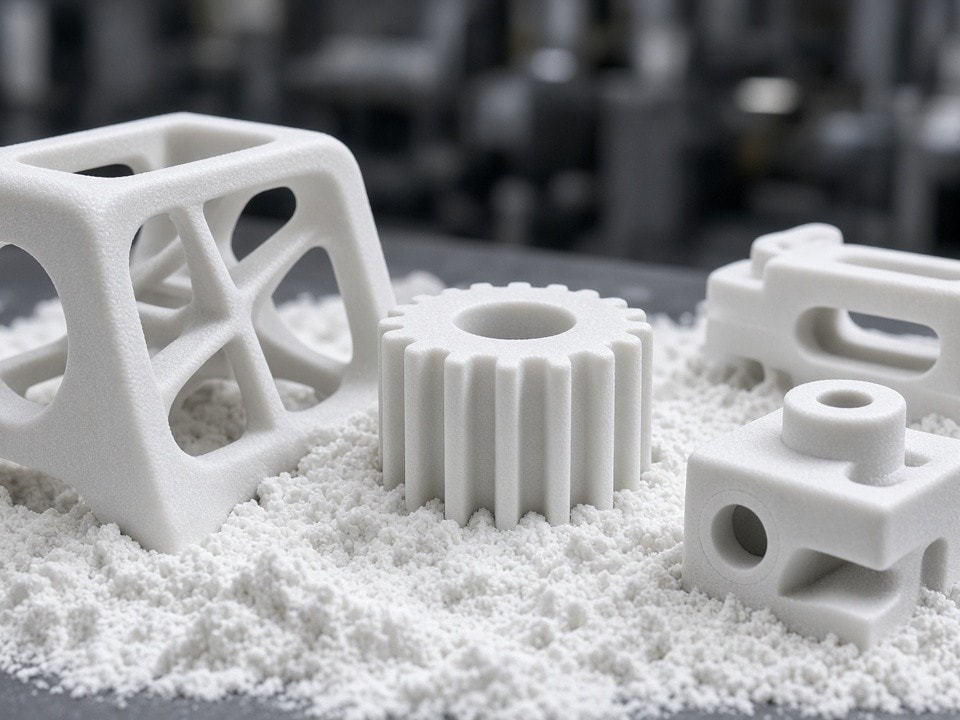 Industrieller SLS-3D-Druck für funktionale Nylon-Bauteile | PartsMake